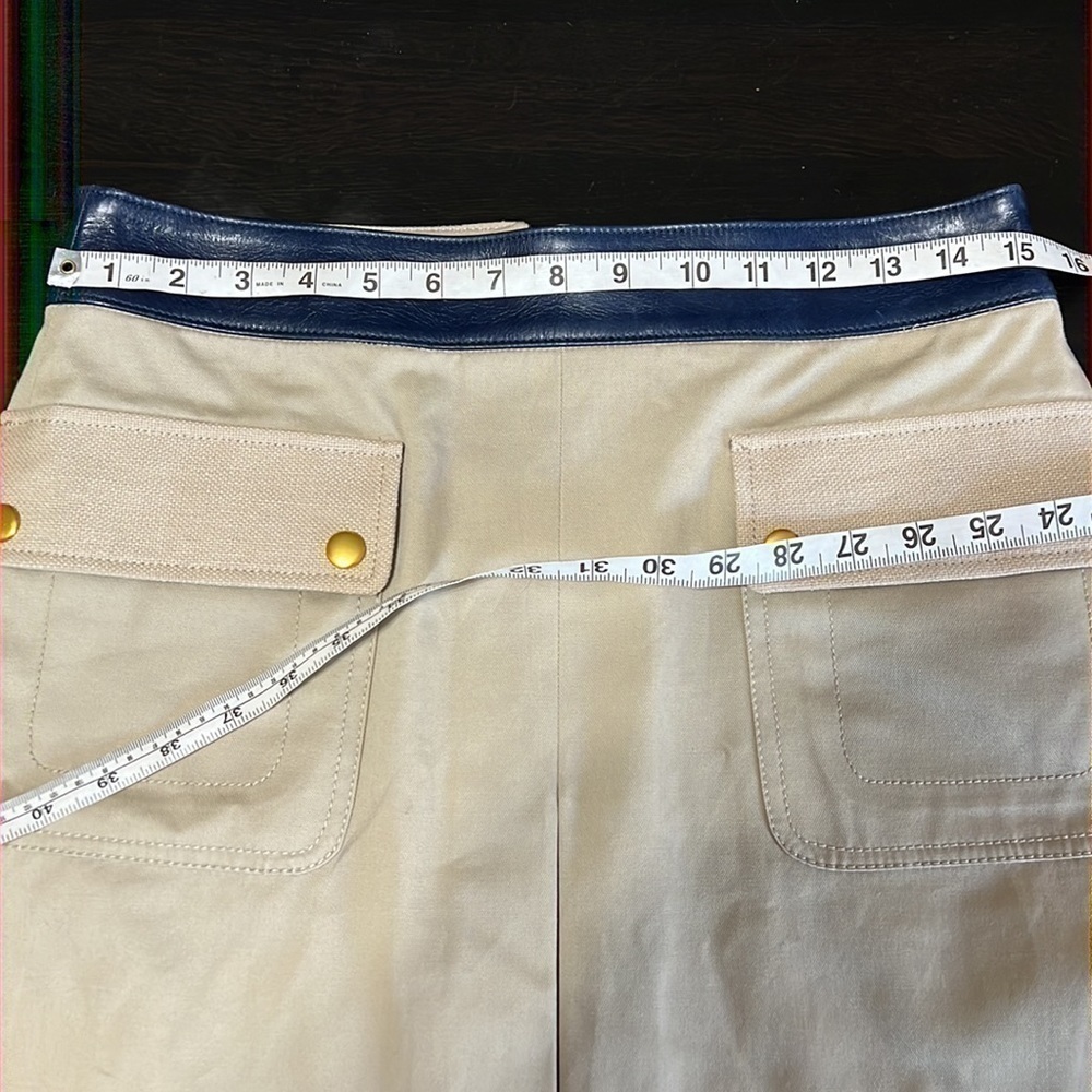 Tory Burch leather waist utility joss skirt - Picture 10 of 11